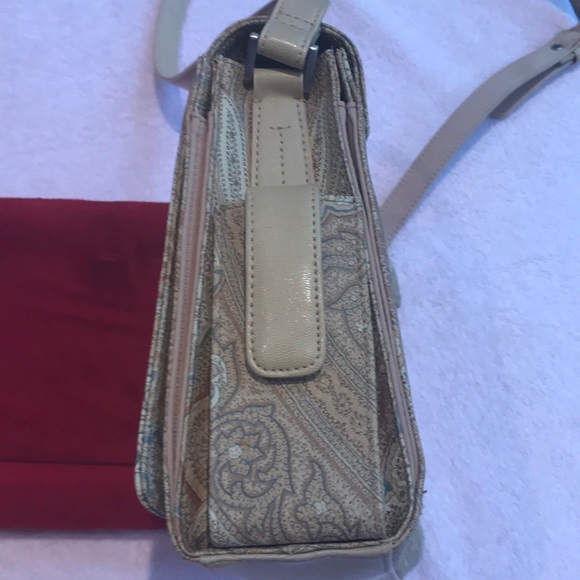 Liz Claiborne Bags Paisley Brown And Greys Shoulder Strap Bag